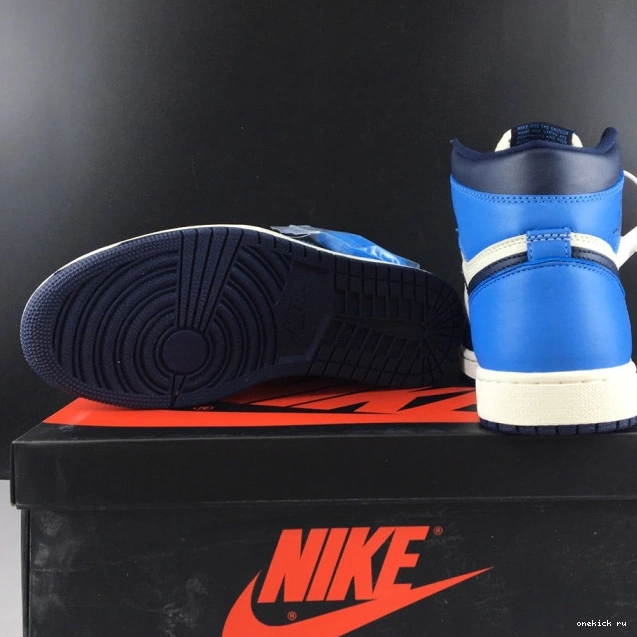 Rep Onekick Jordan High OG Obsidian 1 Retro Air 555088-140 0528
